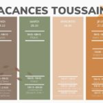 Planning vacances de Toussaint 2022-2023